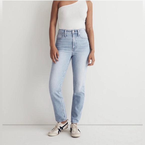 NWT Madewell The Perfect Vintage High Rise Light Blue Women's Jeans size 27 - Picture 1 of 14